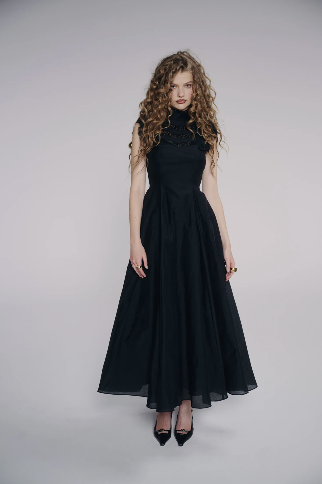 Selkie, The Caviar Tuck Dress