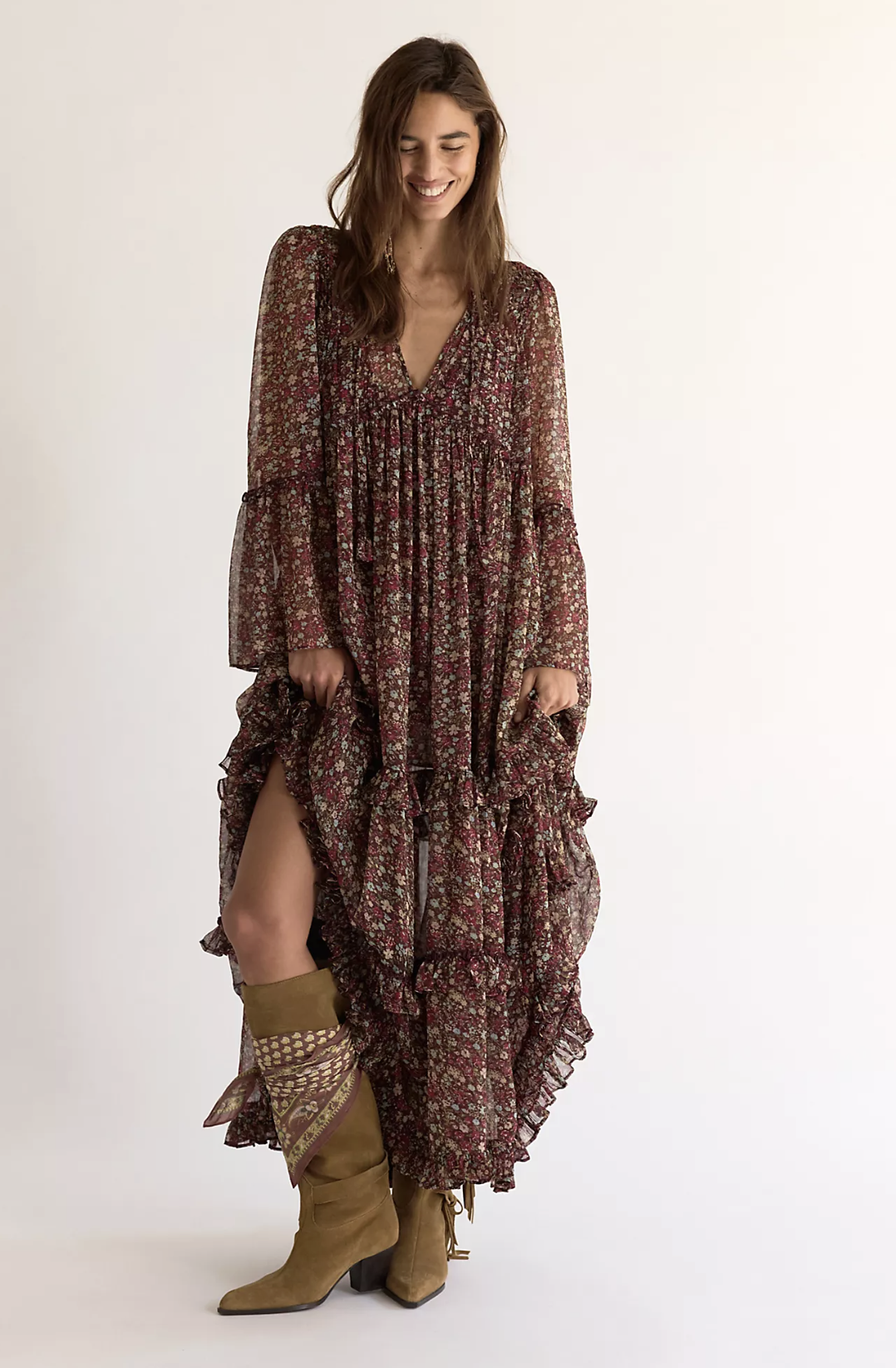 Free People, Weeping Willows Maxi Dress