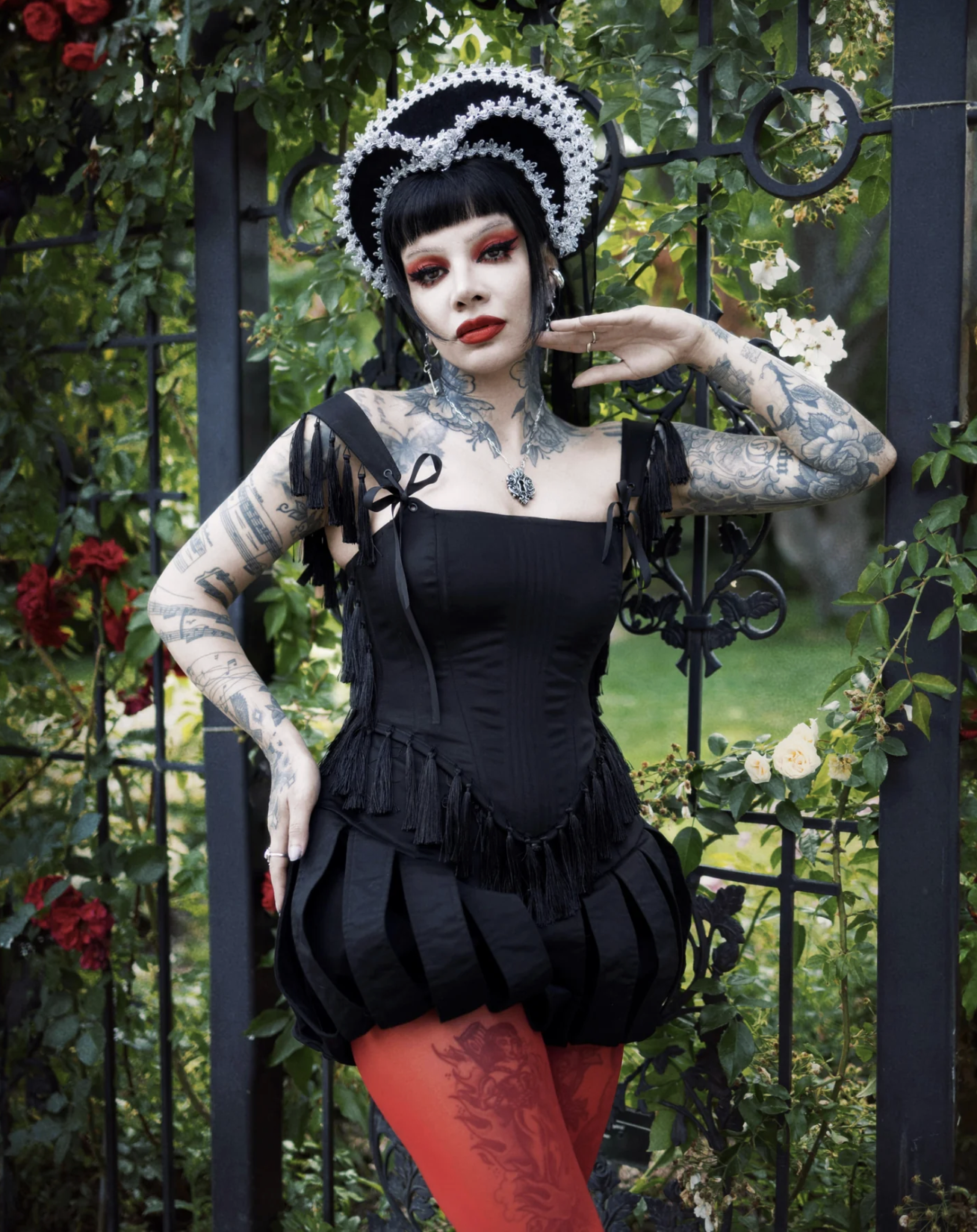 Blackwood Castle, The Isolde Tasseled Corset &amp; The Gwendolyn Shorts