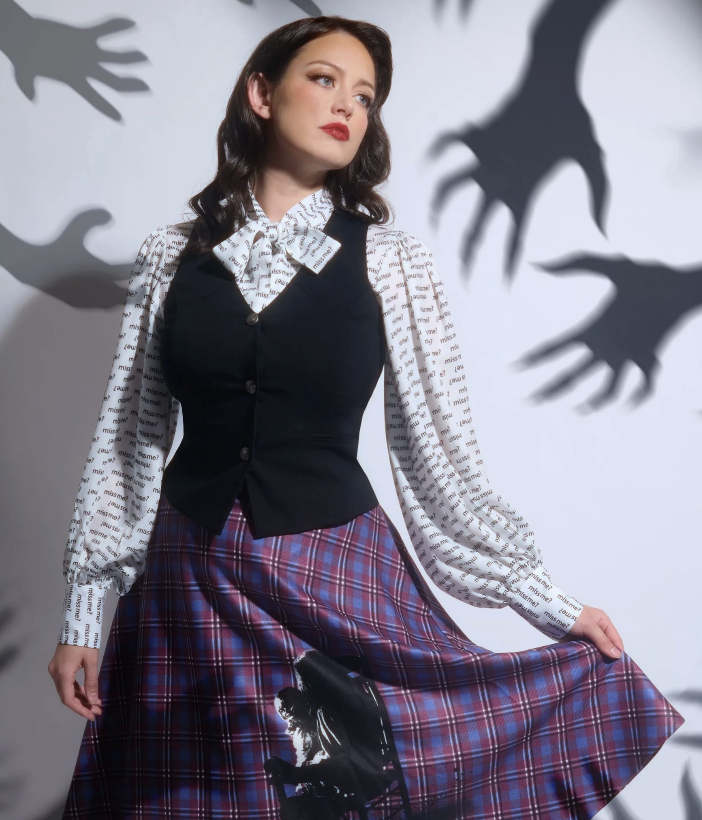 The Conjuring x Unique Vintage Black Button Up Vest