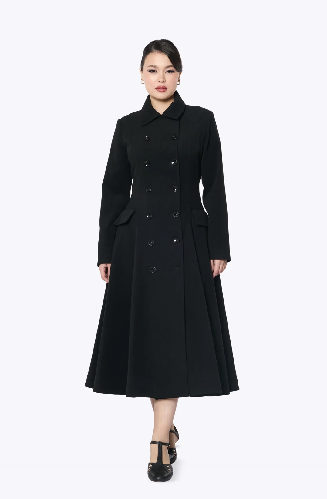 Collectif Duchess Black Coat