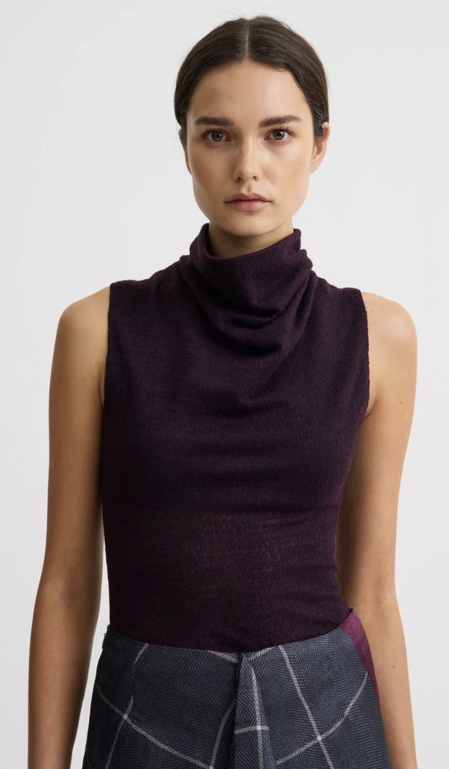 Smythe Cowl Neck Knit Shell