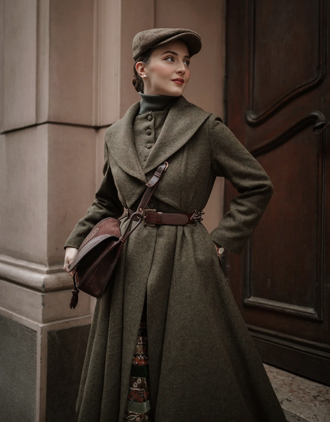 Linennaive Gemma 17 | 100% wool victorian coat