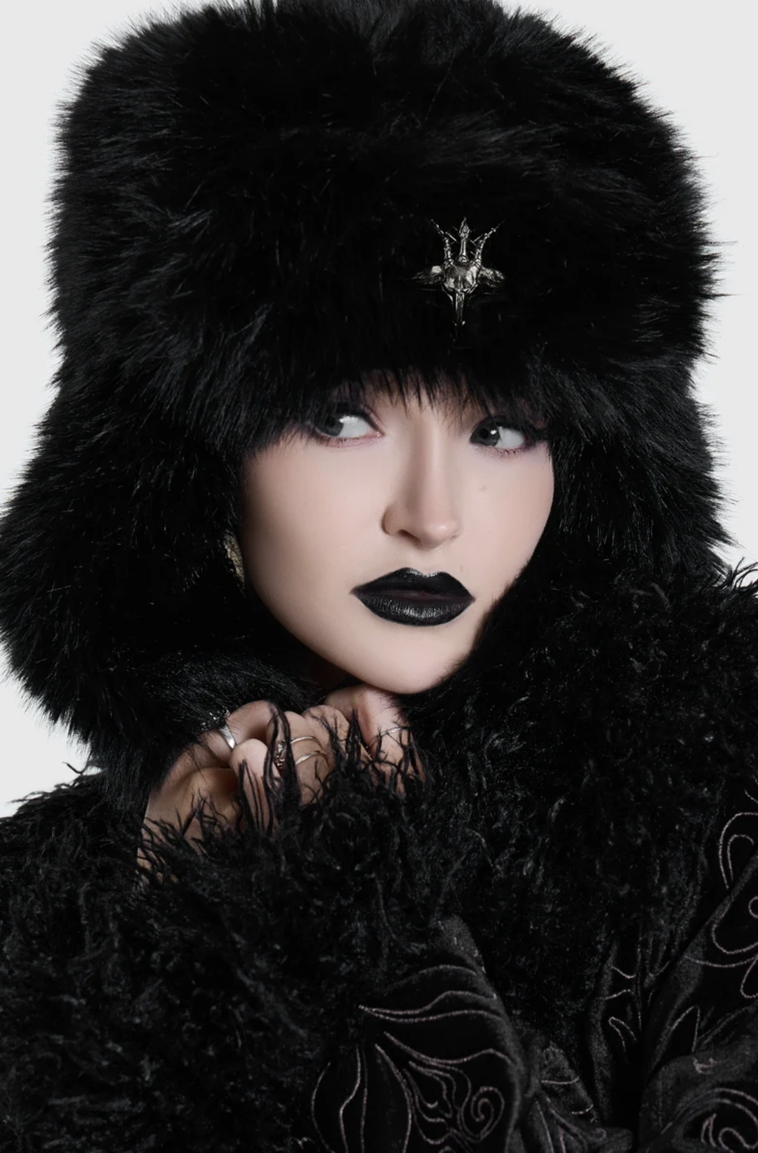 Killstar Baphomet Trapper Hat