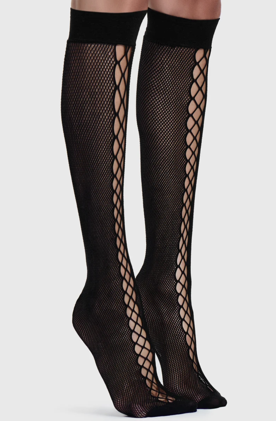 Killstar Lace Up Stockings