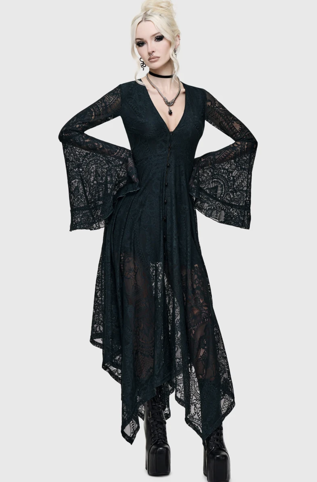 Killstar Bella's Curse Midi Dress
