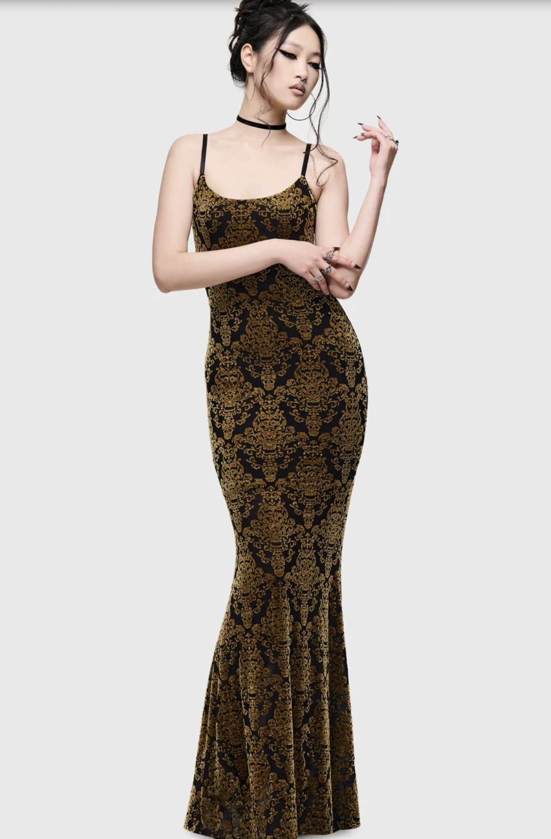 Killstar Daemon's Night Maxi Dress