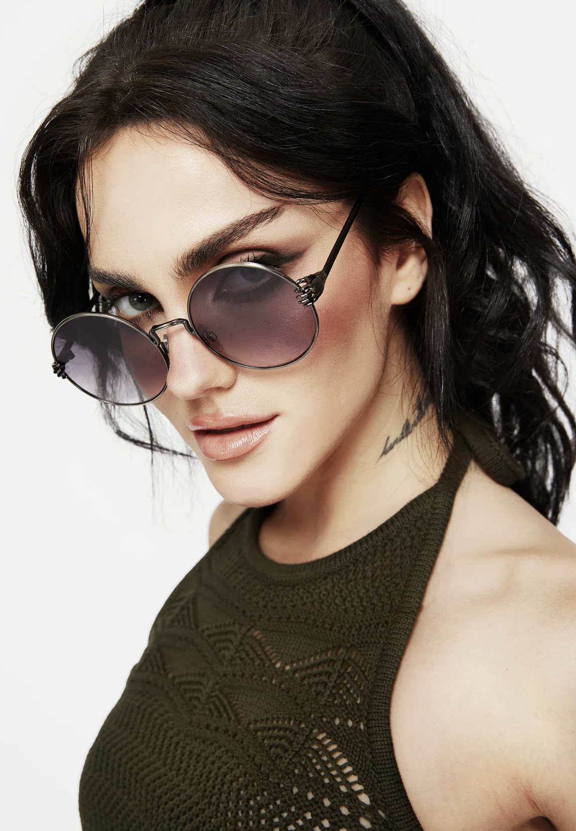 Disturbia Handfasting Round Sunglasses