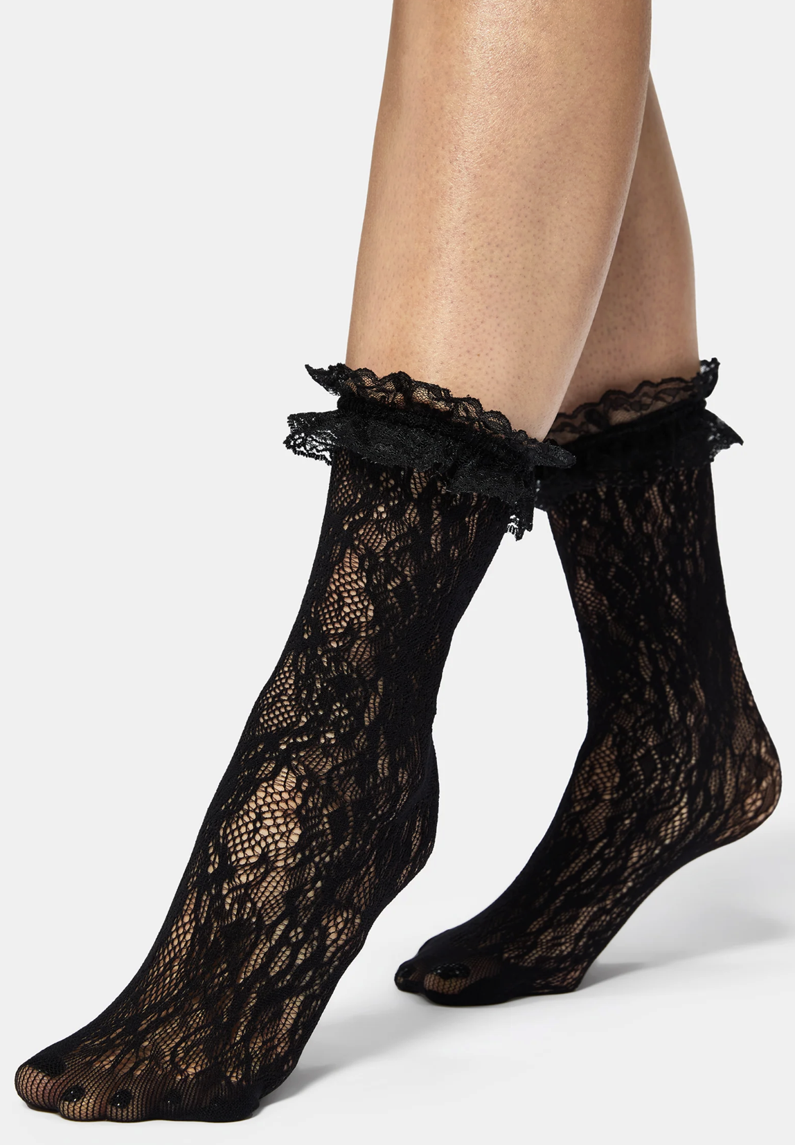 Disturbia Wispin Lace Frill Socks