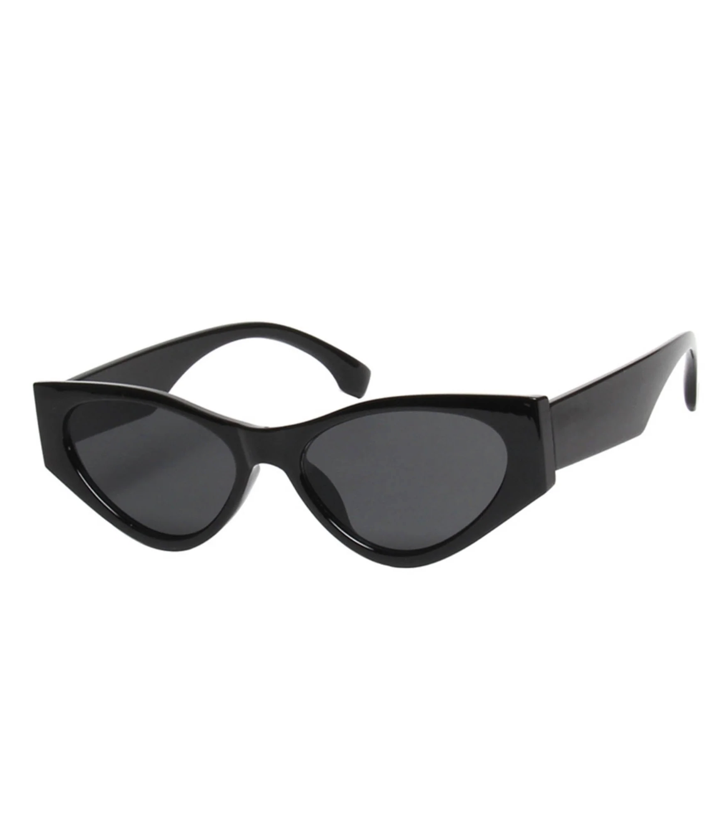 Unique Vintage Black Geometric Sunglasses