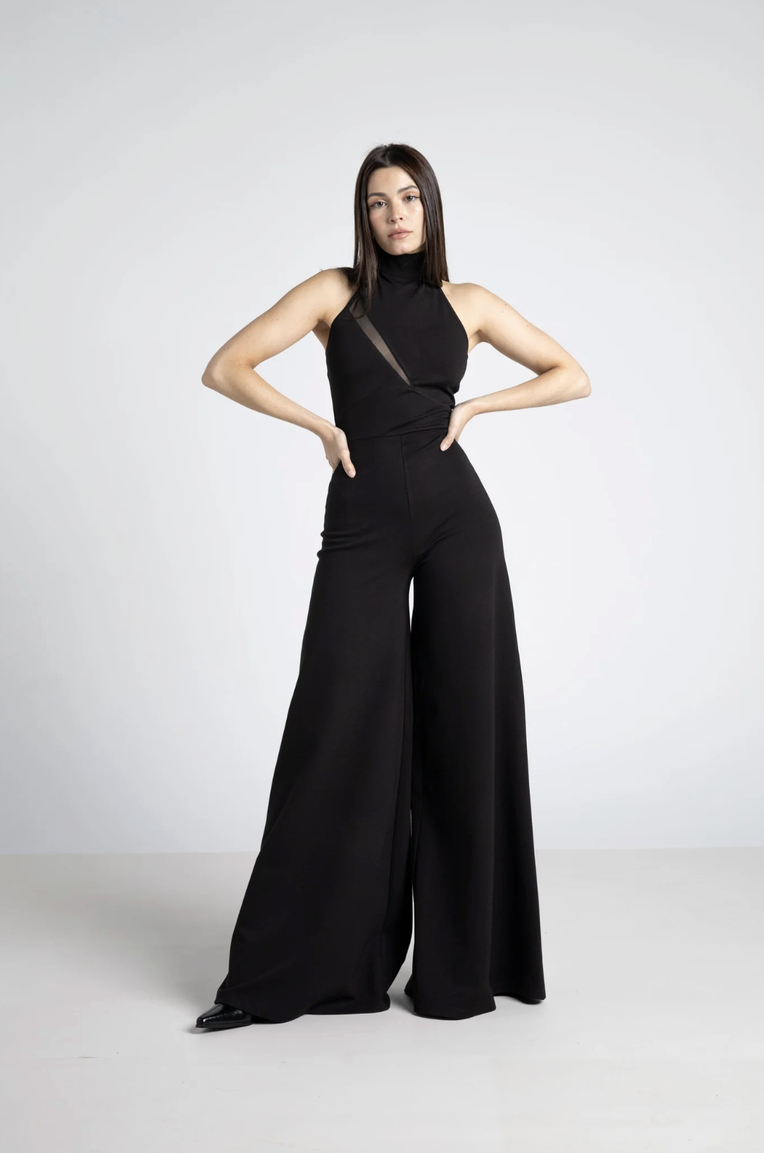 Abstractikata Clothing Ila Halter Backless Jumpsuit