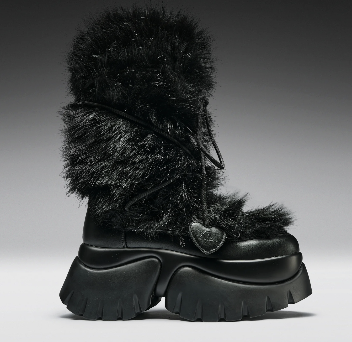 KOI Footwear Midnight Sasquatch Fluffy Boots