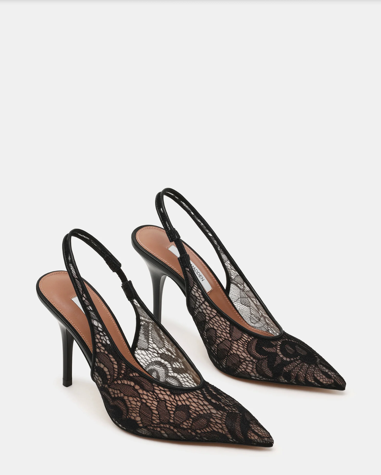 Steve Madden Andromeda-l Black Lace Pumps