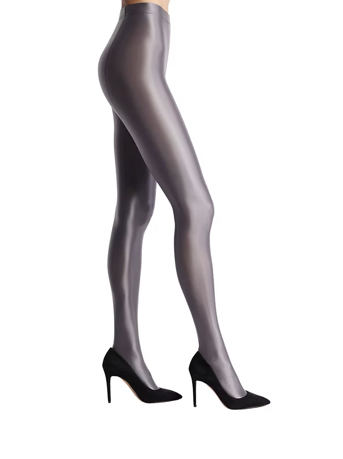 HIGH HEEL JUNGLE by Kathryn Eisman (via Wolf &amp; Badger) Mercury Tights - Dark Grey 