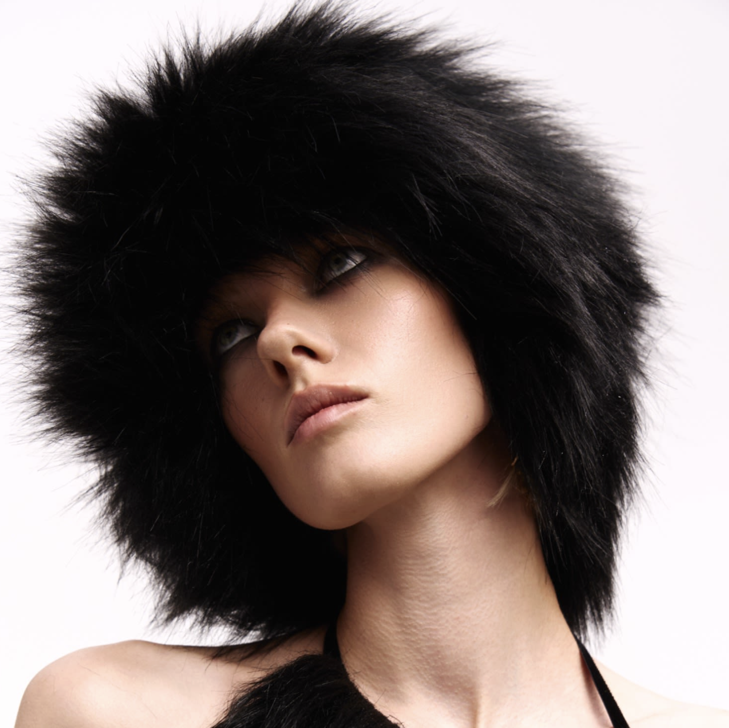 SEROTONINN (via Wolf &amp; Badger) Faux Fur Hat