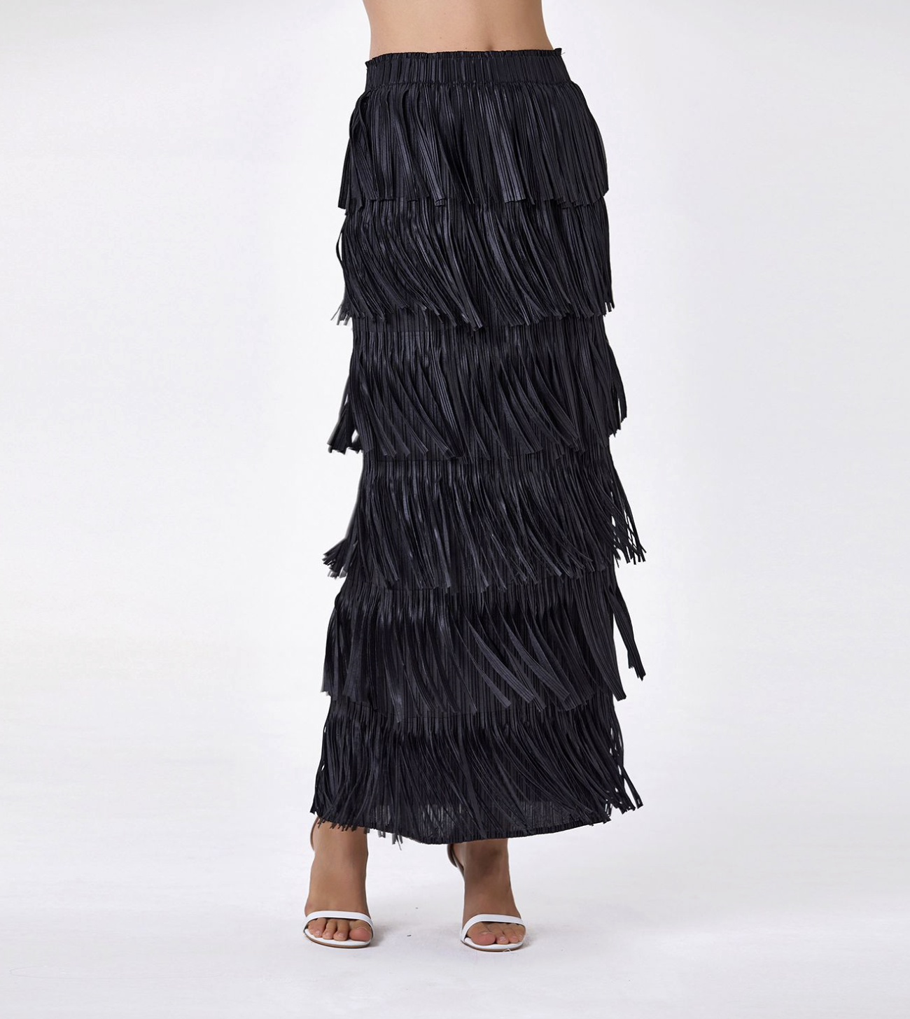 Smart &amp; Joy (via Wolf &amp; Badger) Tiered Frill Mesh Skirt