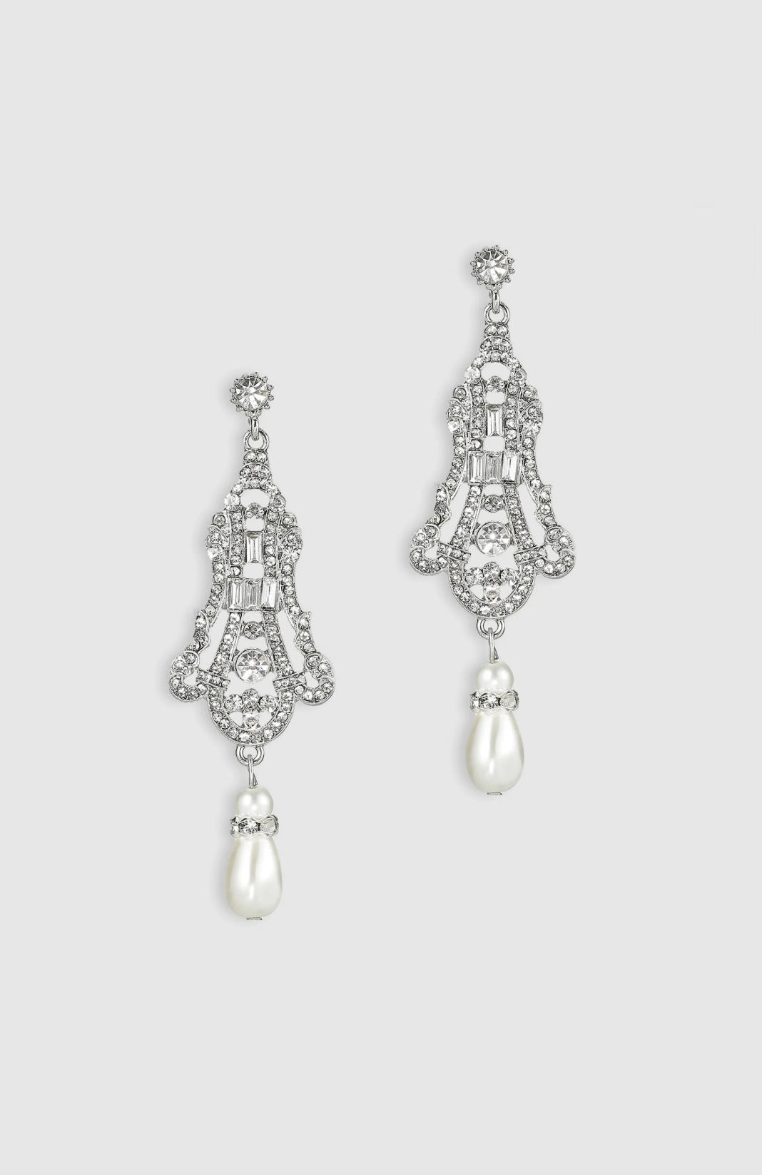 Babeyond Art Deco Vintage Crystal Earrings