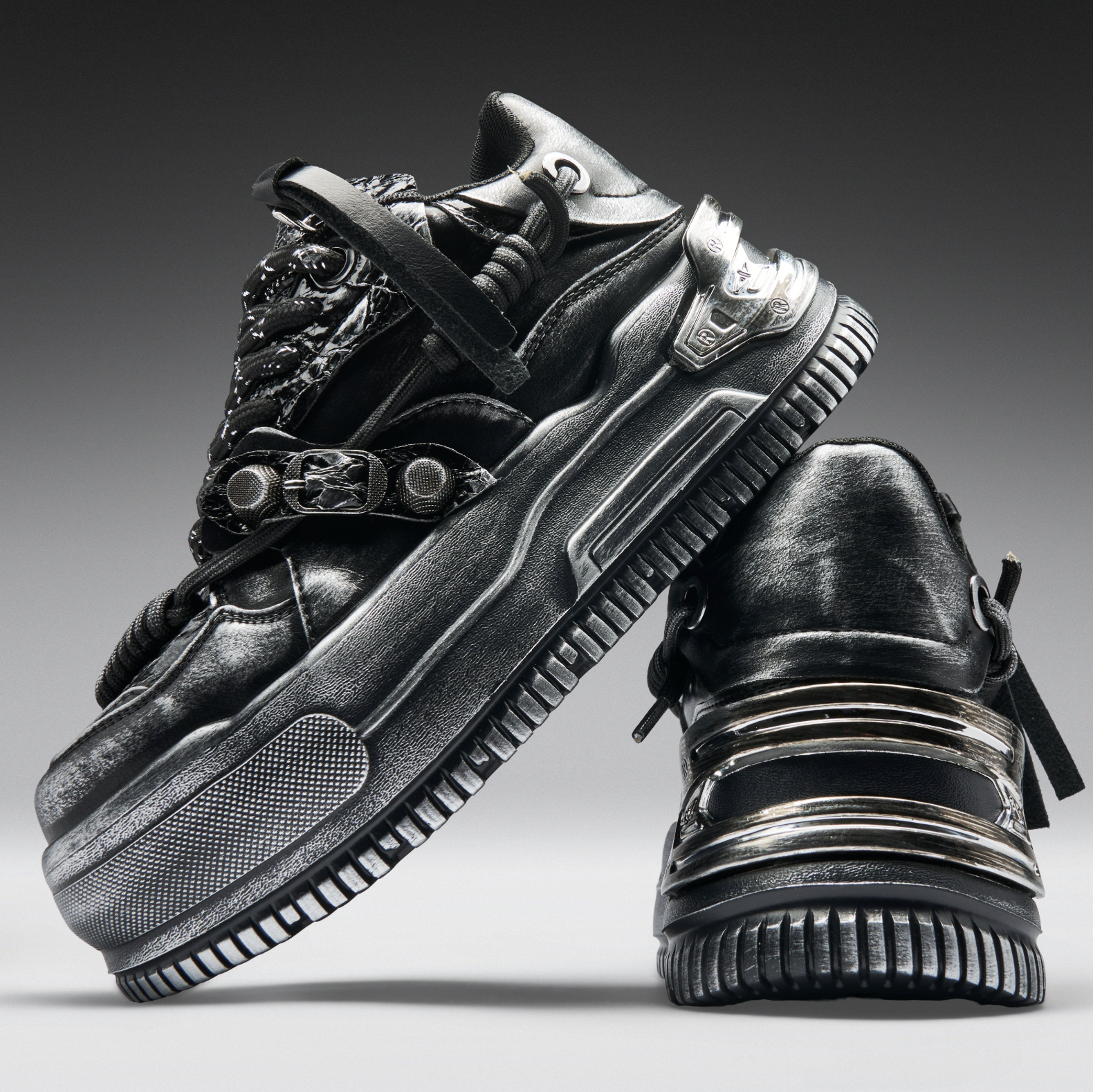 Metamorphosis Distressed Platform Trainers