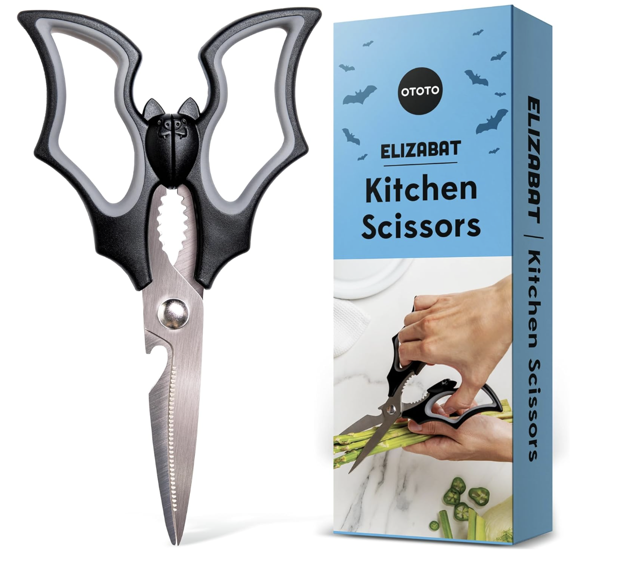 Elizabat Kitchen Scissors by OTOTO (via Amazon)