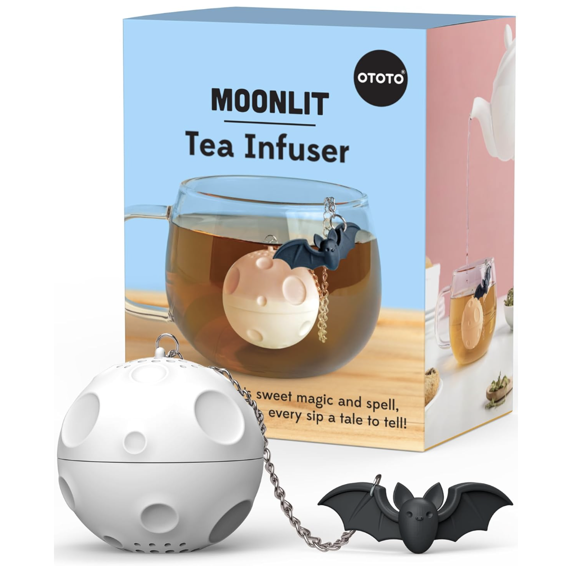 OTOTO Moonlit Spooky Tea Strainer (via Amazon)