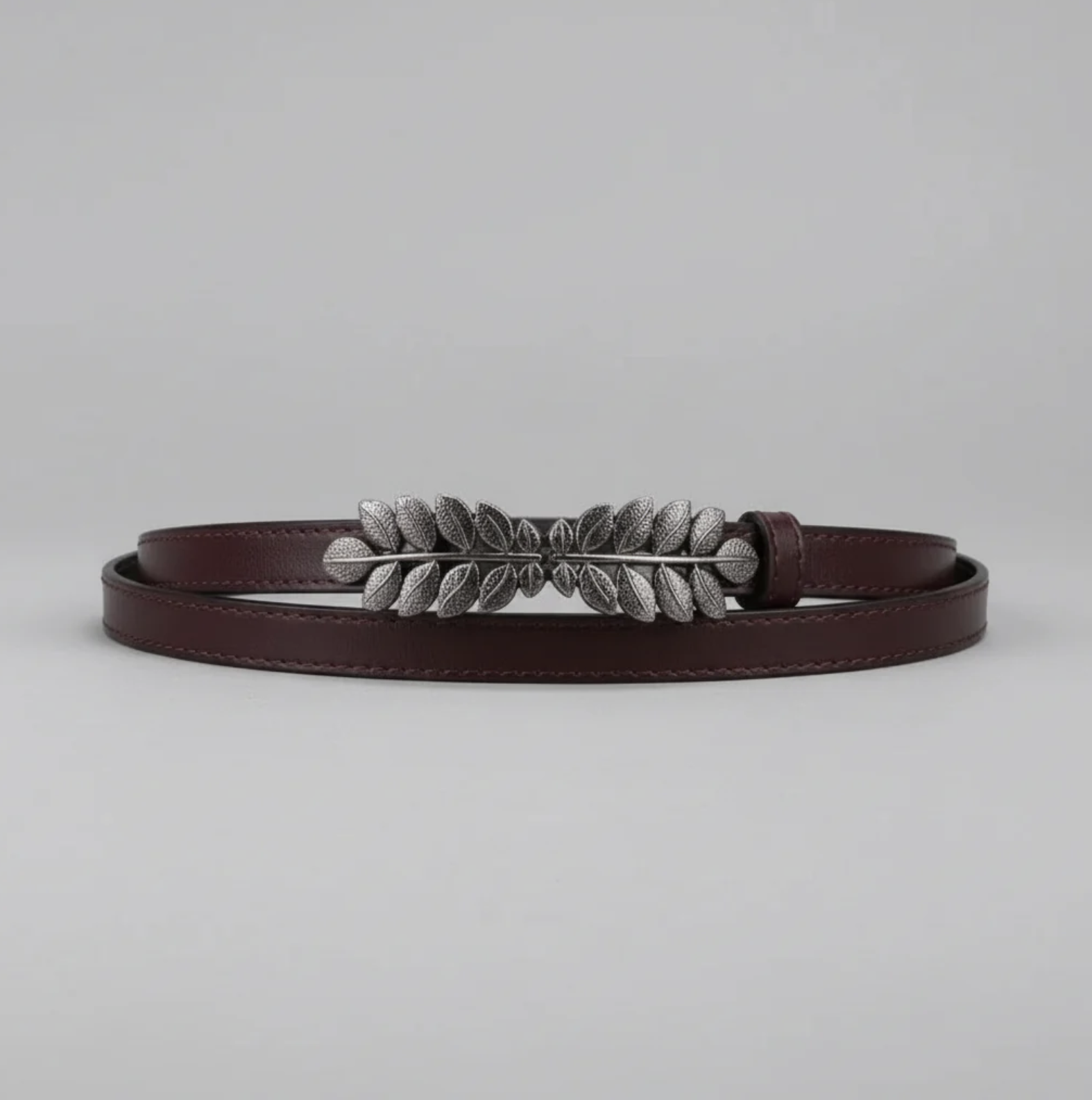 Linennaive Retro Leaf Belt