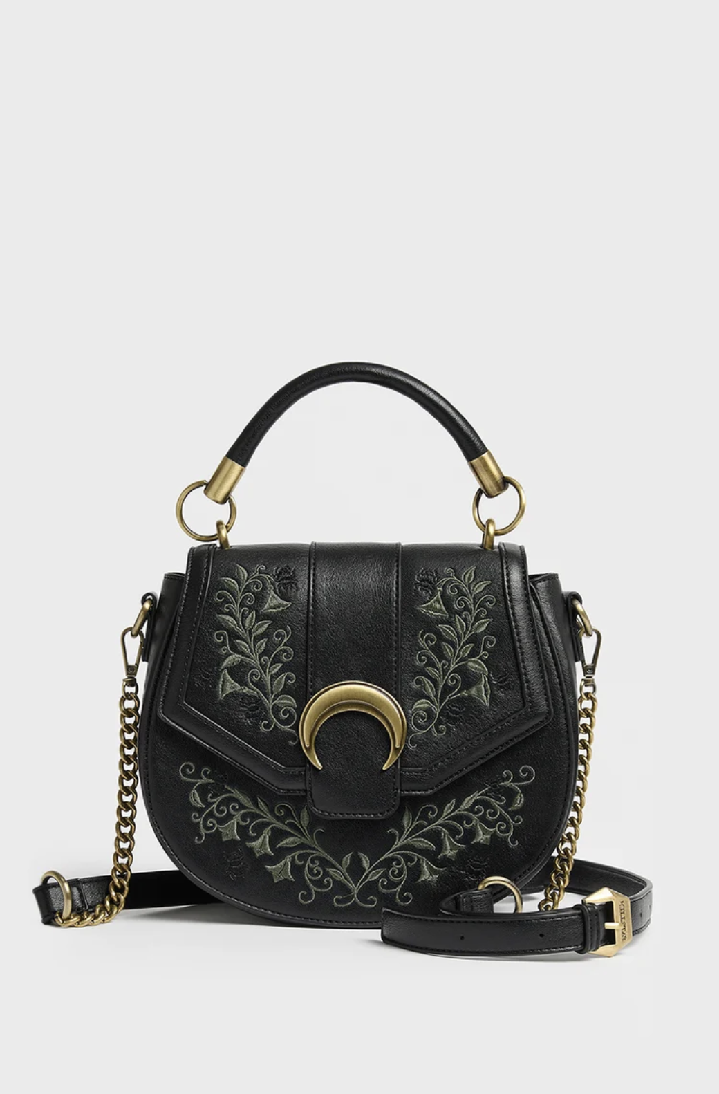 Killstar Lunar Fern Embroidered Handbag