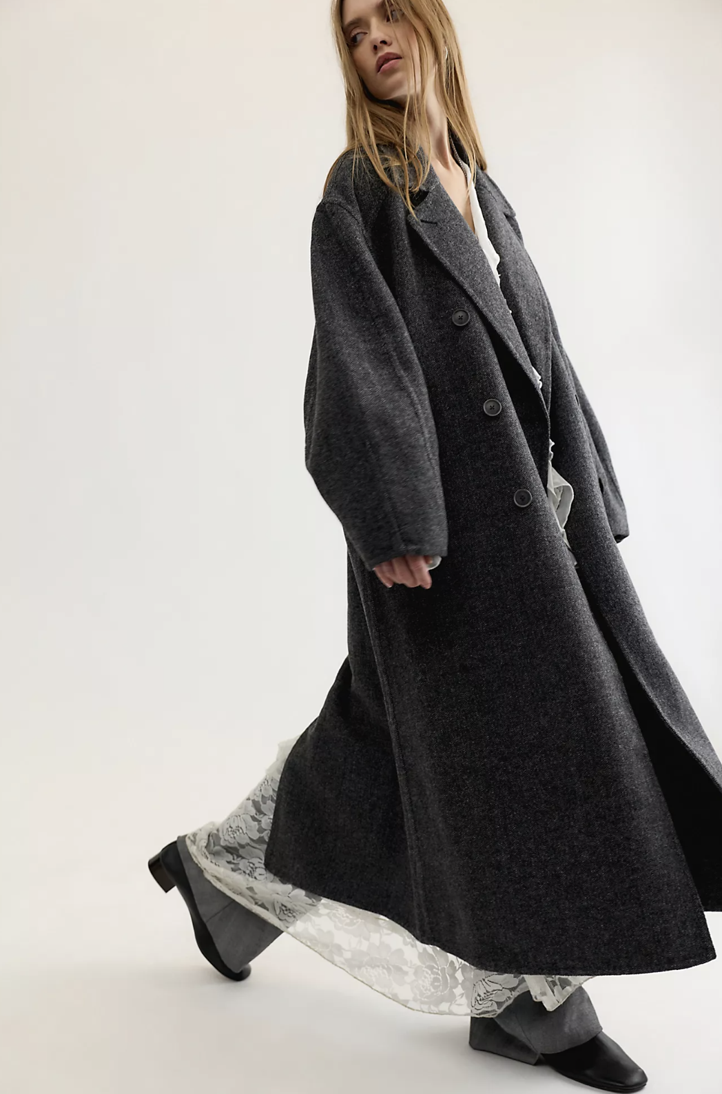 Libra Wool-Blend Coat (via Free People)