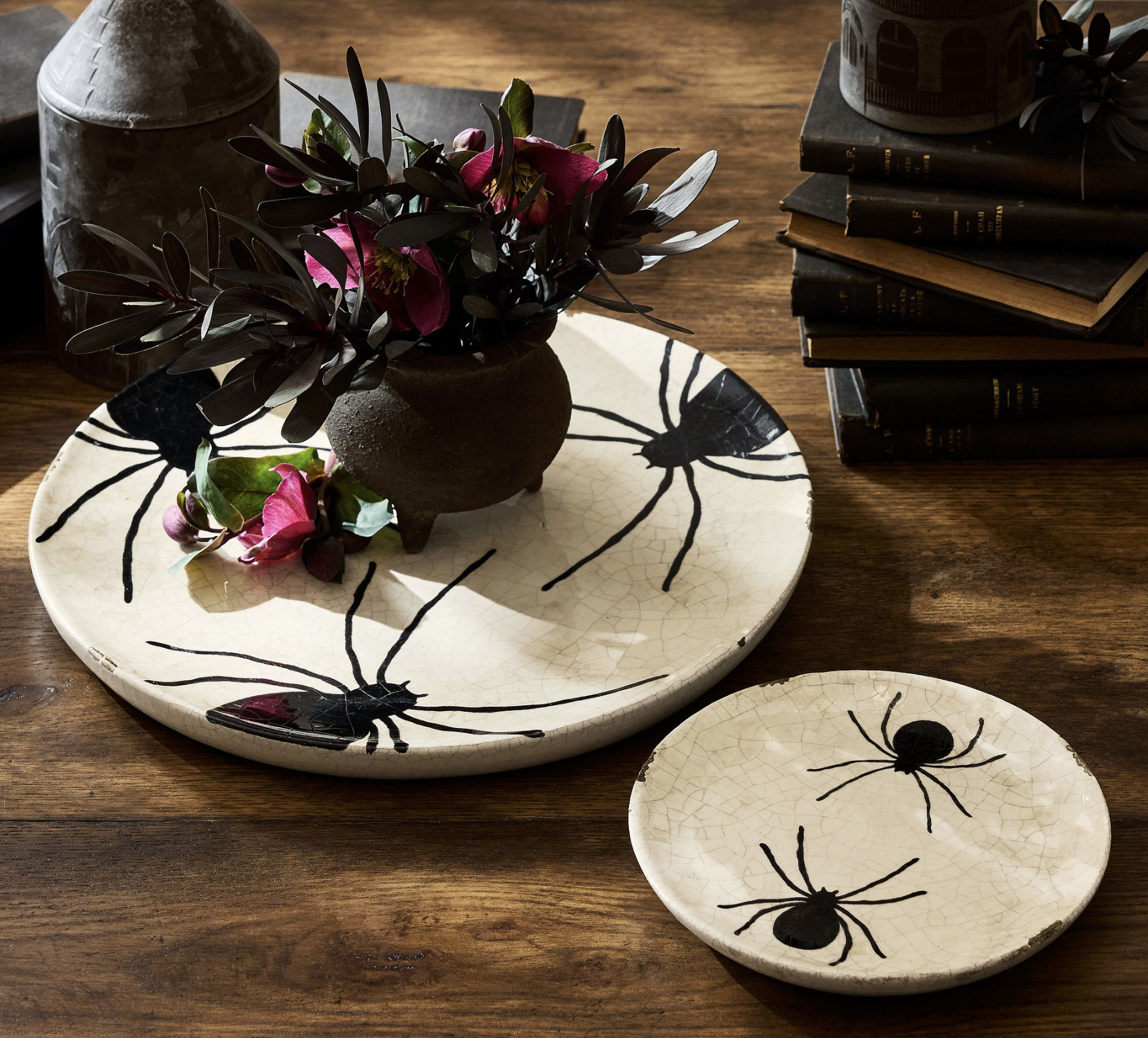 Pottery Barn Glaze Spider Tray