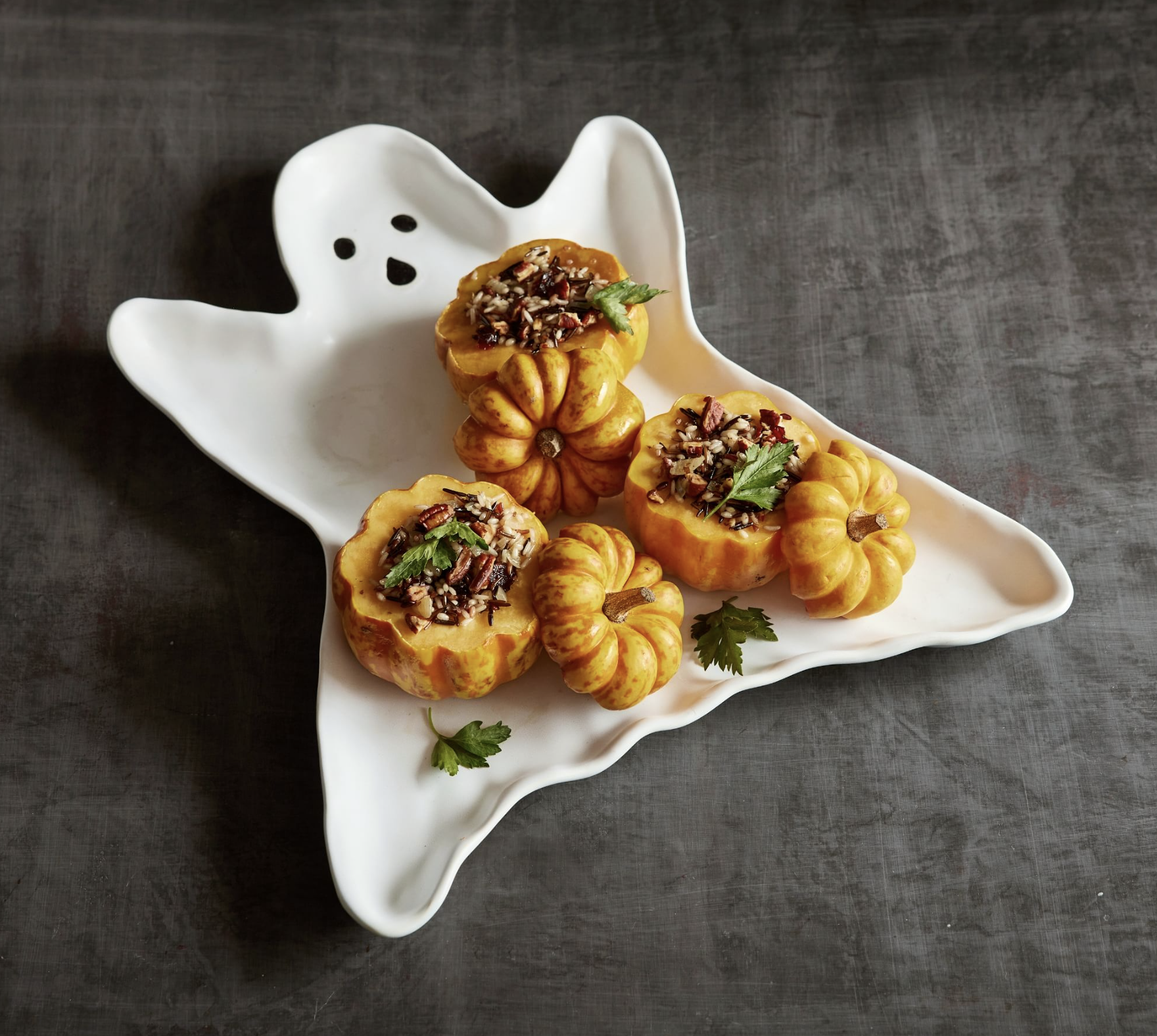 Pottery Barn Gus the Ghost Stoneware Serving Platter