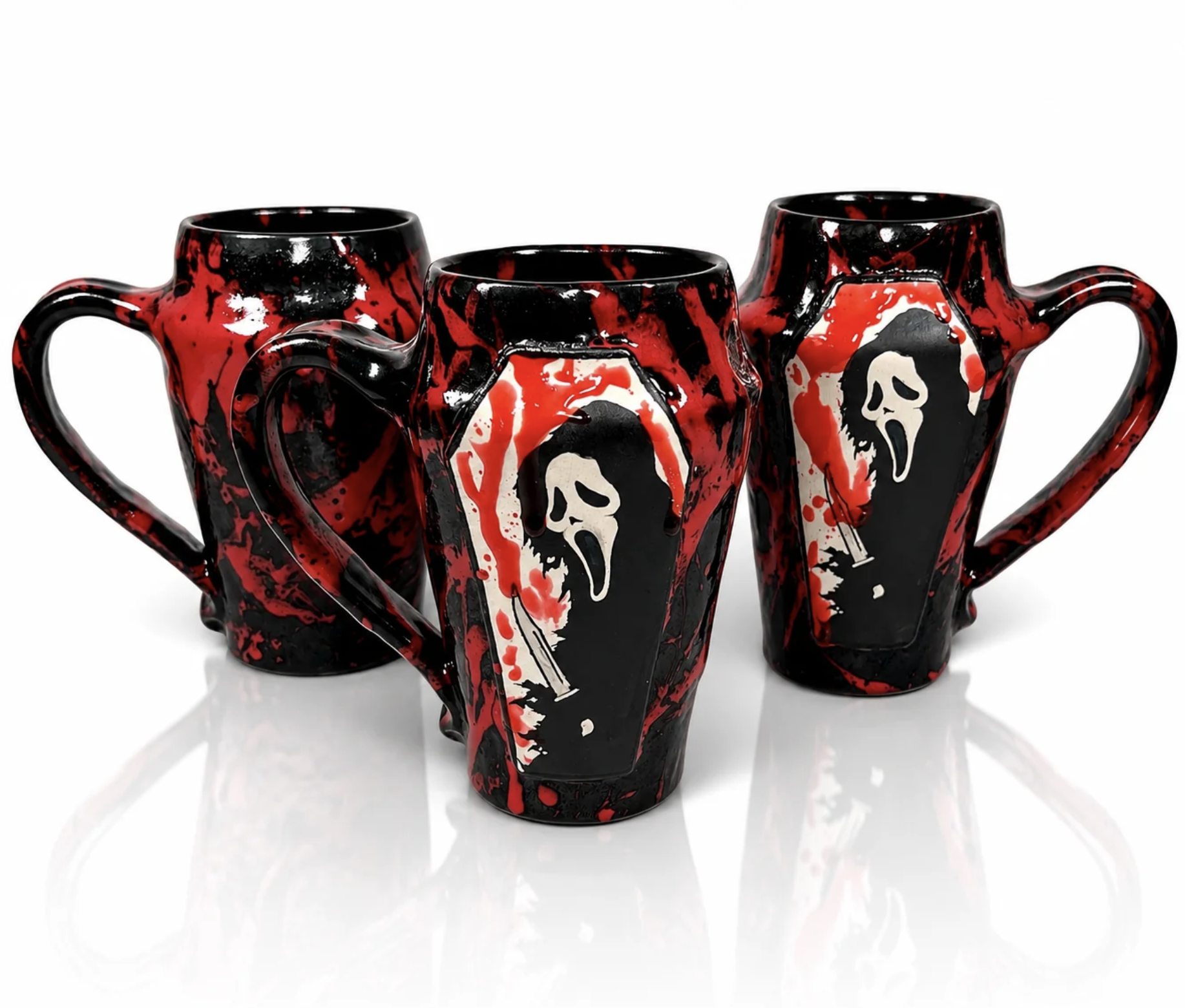 Scrimshaw Pottery  Ghostface Mug