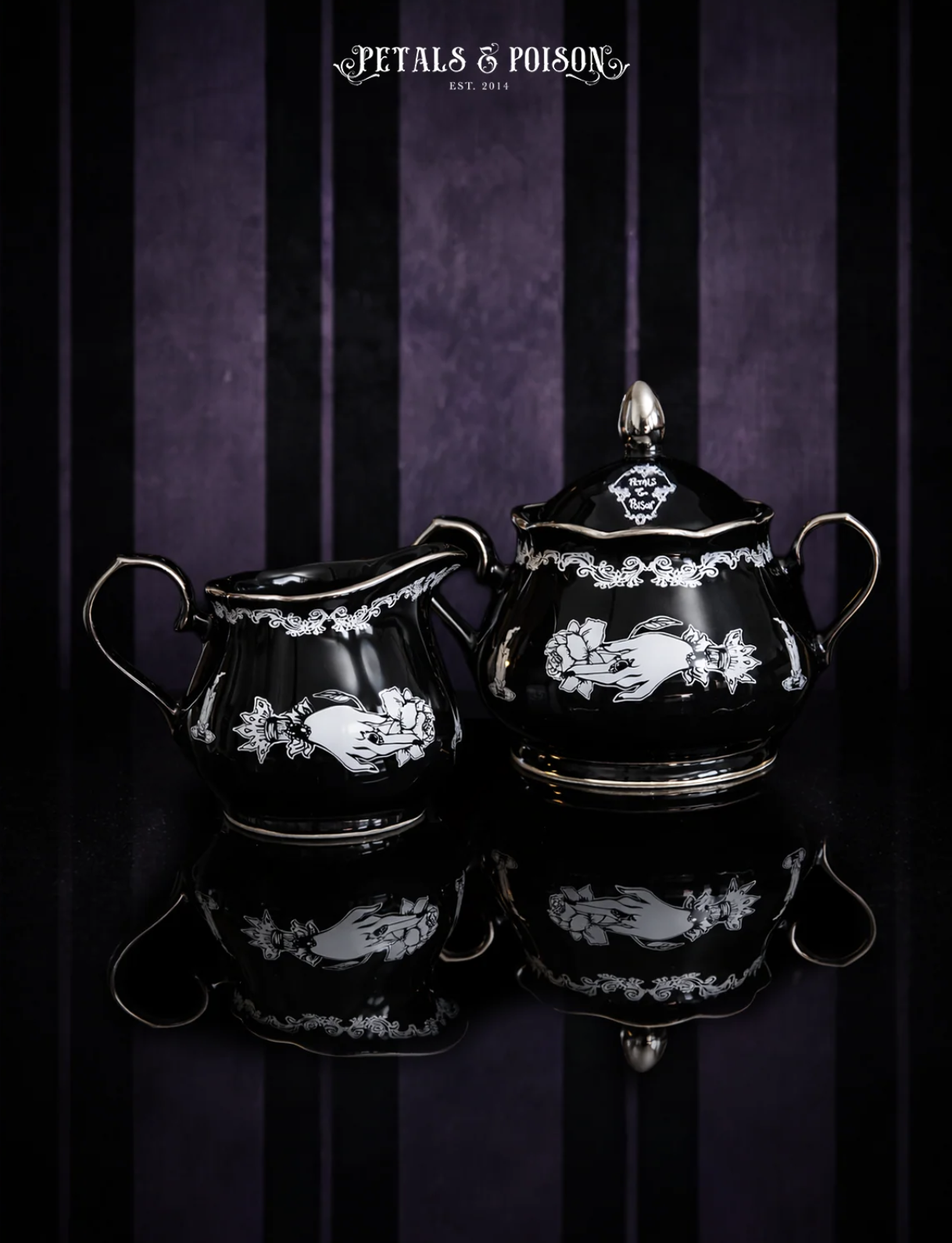 Petals &amp; Poison The Lucerna Cream &amp; Sugar Set