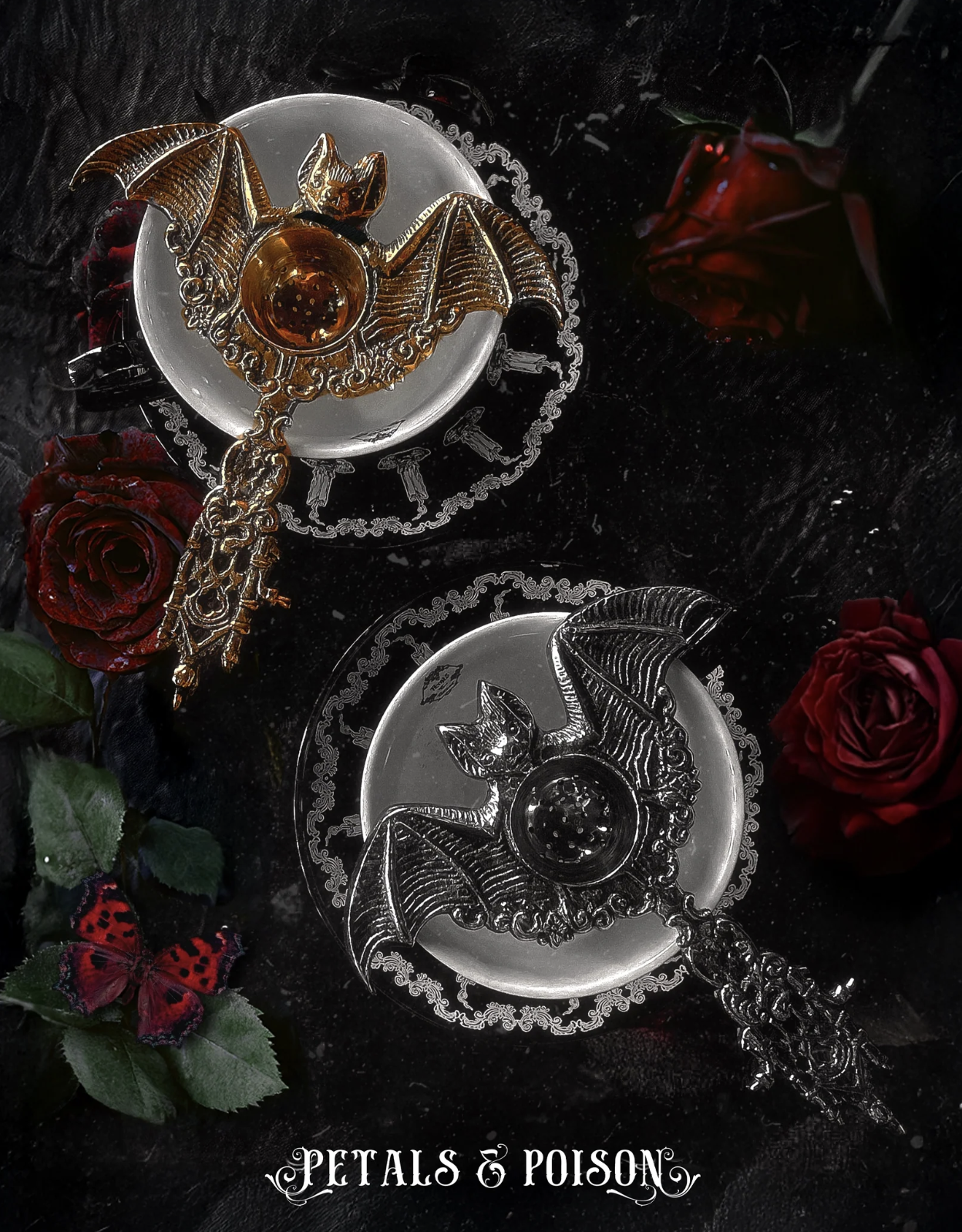 Petals &amp; Poison The "Countess" Tea Strainer
