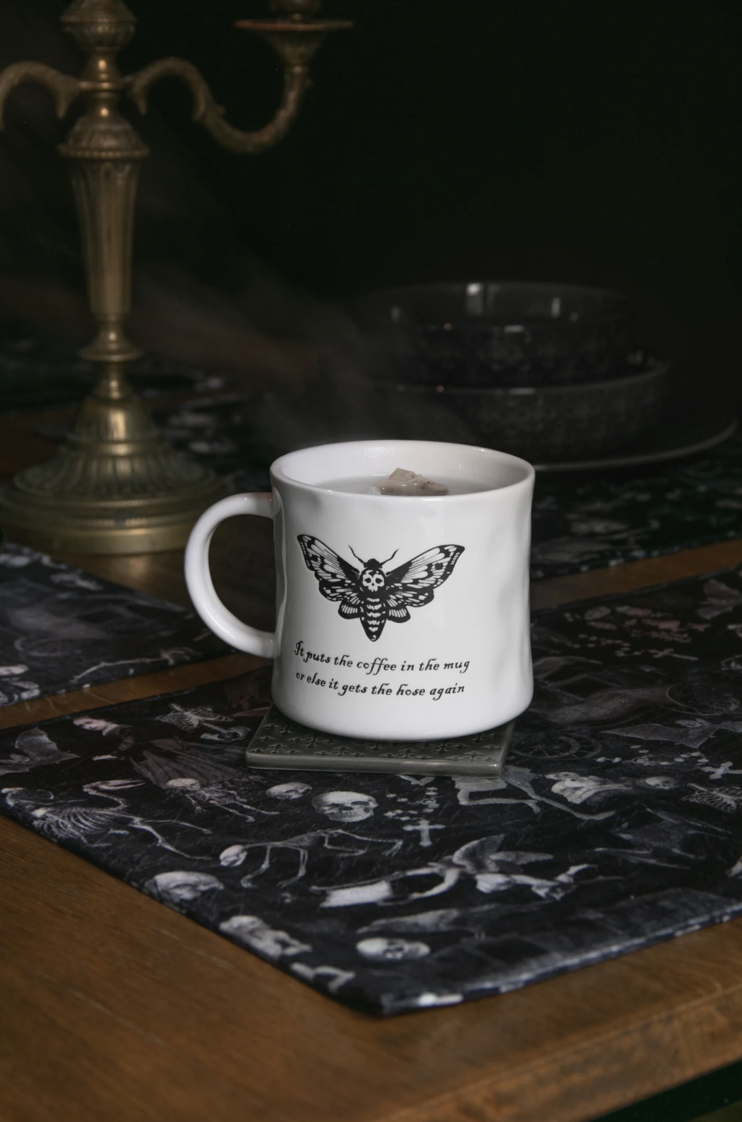 Disturbia Morwen Moth Slogan Mug
