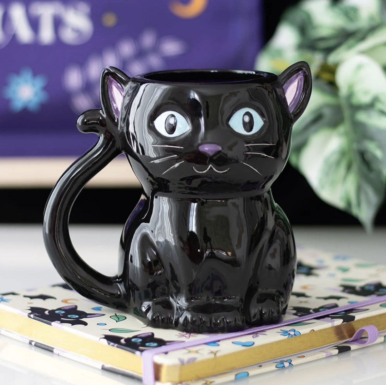 Midnight Rose Emporium, Something Different  Black Cat Mug