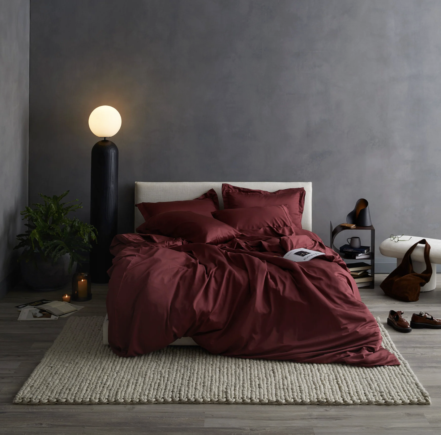 Hush Cooling Sheets, Mulberry