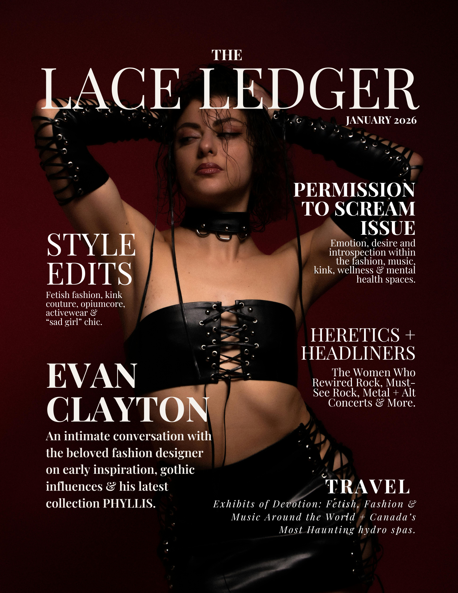The Lace Ledger, January 2026 Issue, Permission to Scream