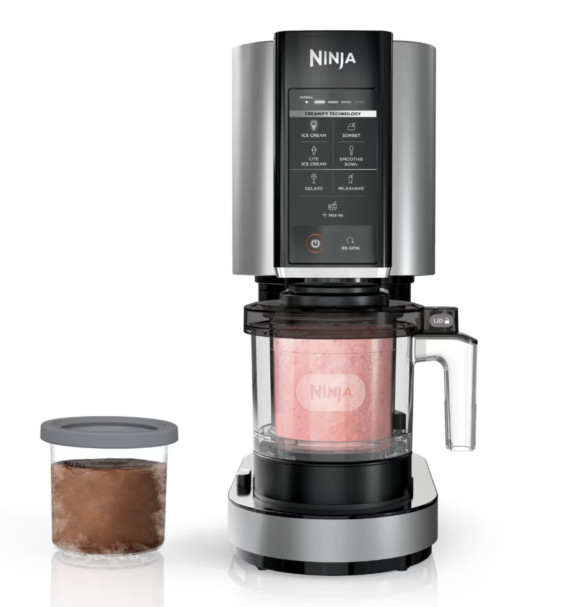 Ninja™ CREAMi™, NC301C, Ice Cream, Gelato, Milkshake, Sorbet, Smoothie Bowl, and Lite Ice Cream Maker, 7 One-Touch Programs
