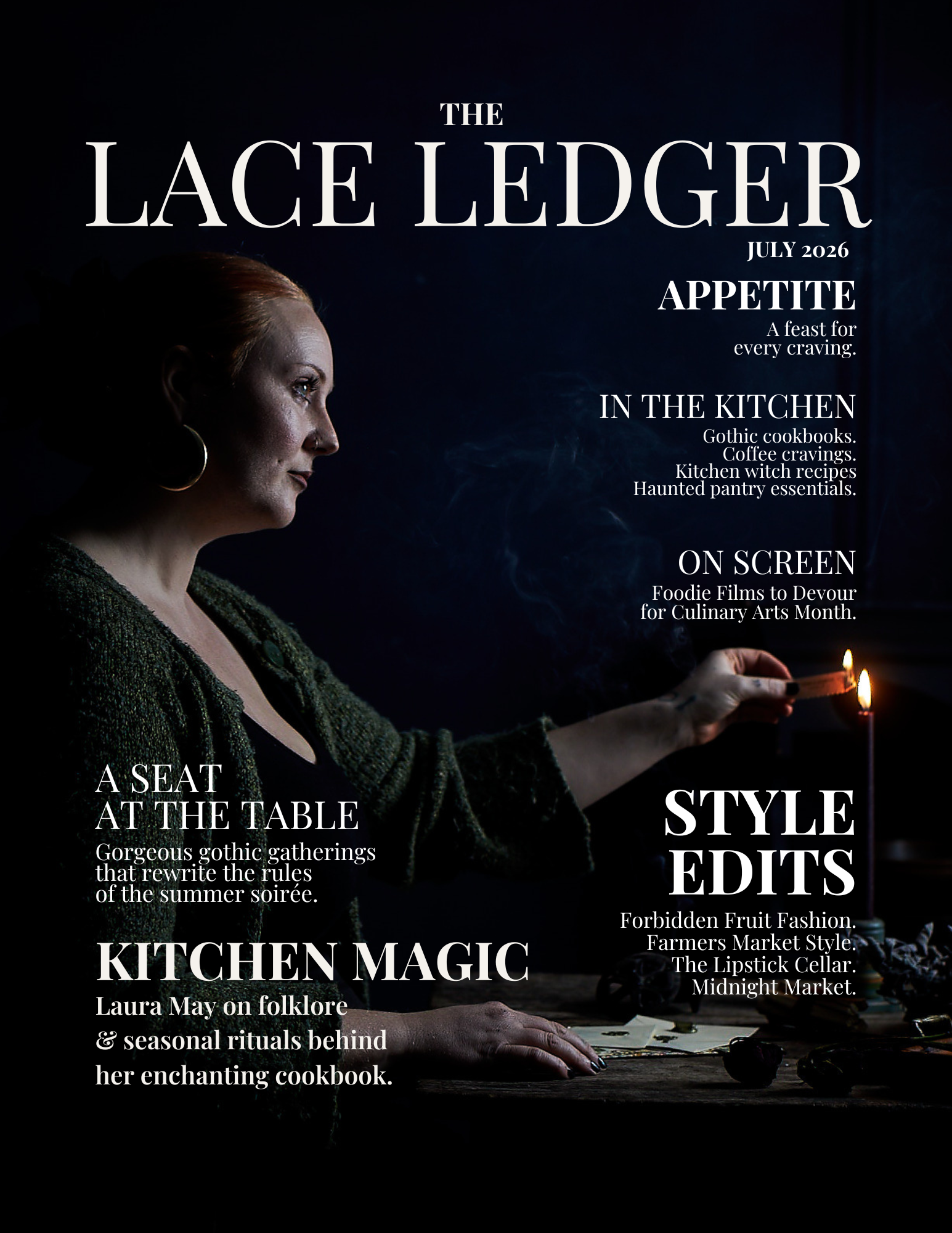 July Issue, The Lace Ledger