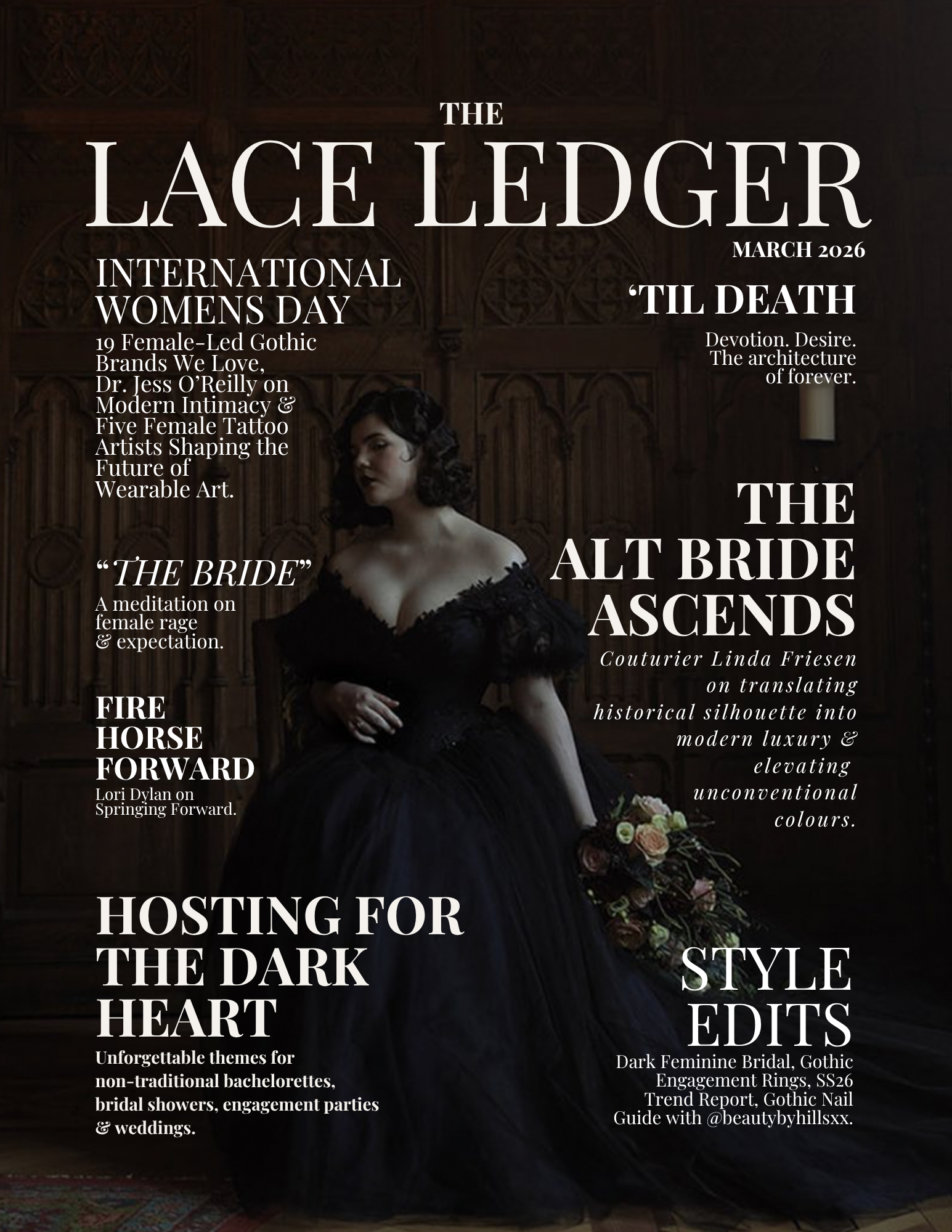 The Lace Ledger, March 2026 Issue, 'Til Death