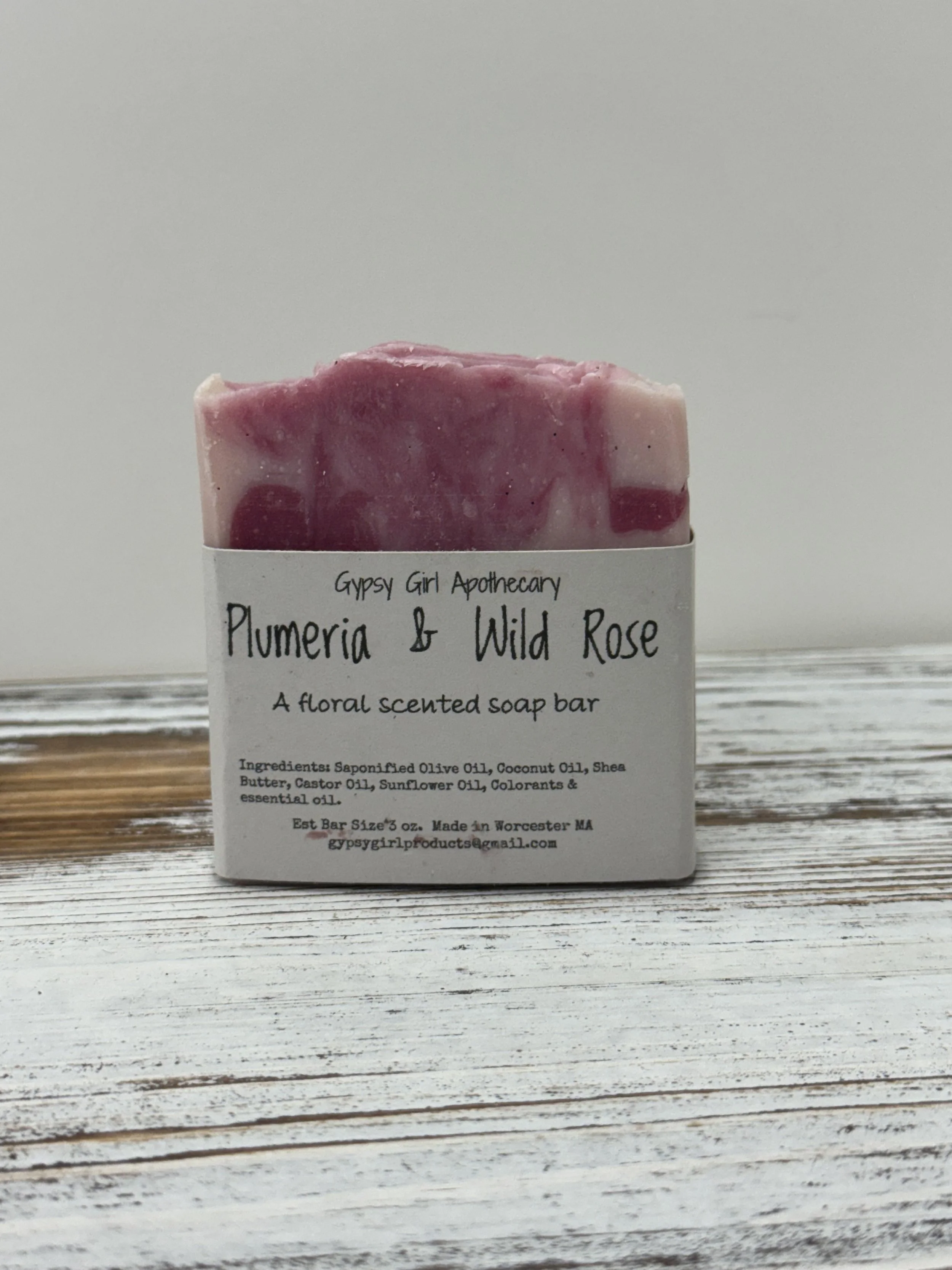 Plumeria and Wild Rose Soap Bar