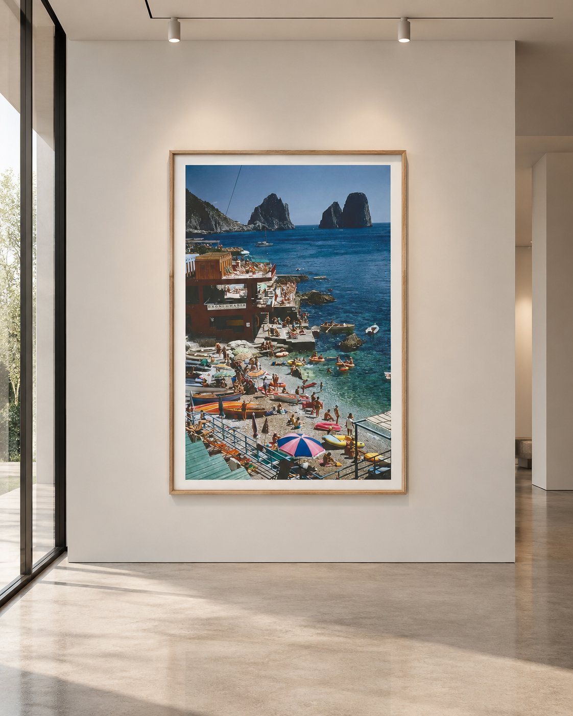 Faraglioni Rocks by Slim Aarons Coastal Fine Art Print Canada