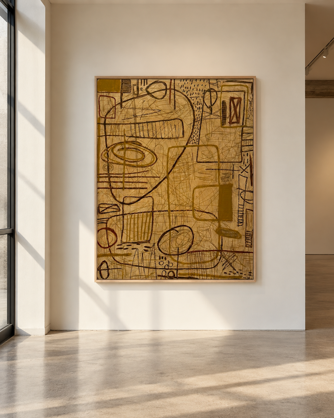 Field Notes II, 2026 - mix media on paper, 32" x 44" / unframed