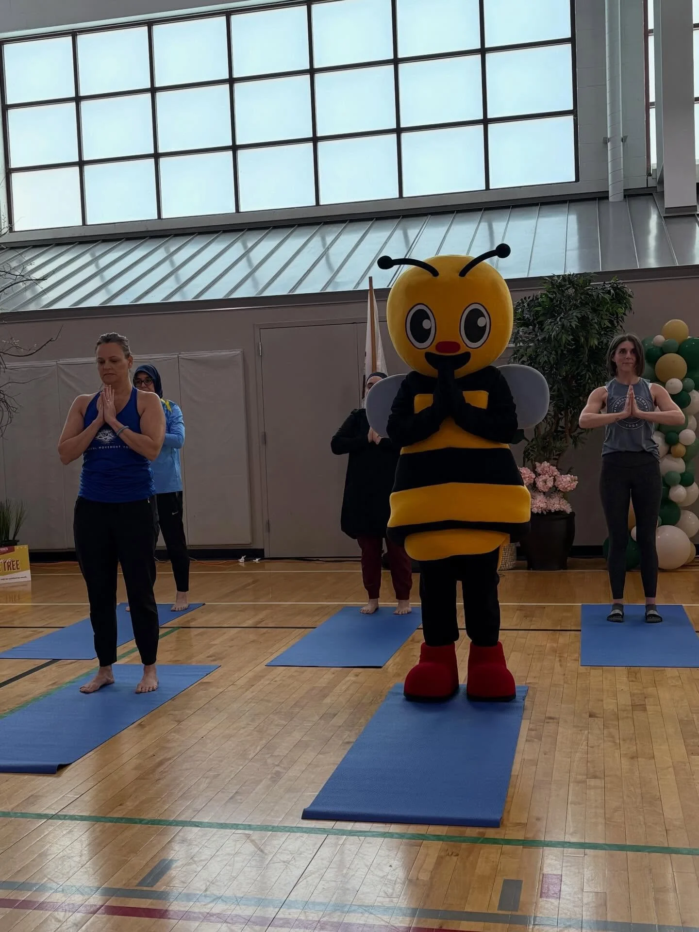 Grateful beyond words for the opportunity to be part of the Lake Zurich Chamber of Commerce Expo 💛

I had the honor of guiding a group of the most kind-hearted Mindful Movement Yogi&rsquo;s through a 15-minute demonstration for our community&mdash;a