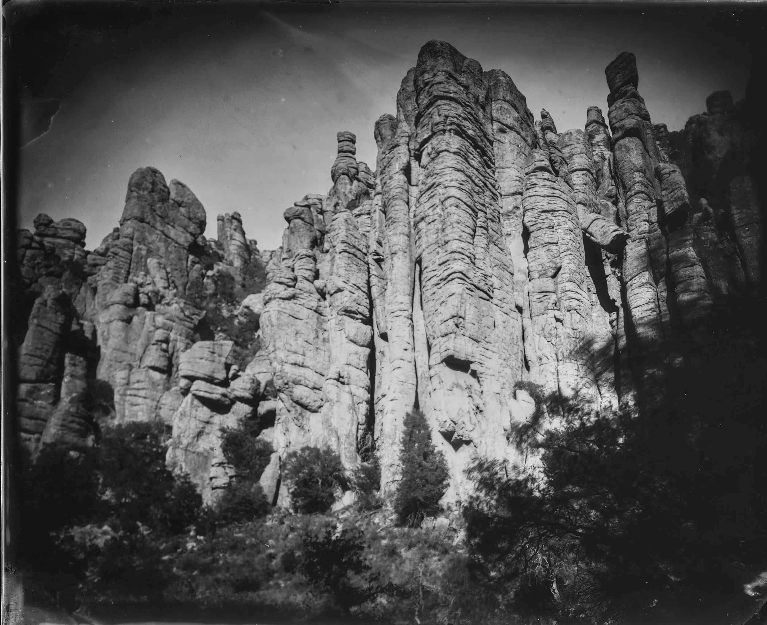 Art Print – Chiricahua Organ Pipes - Wet Plate Collodion Archival Print