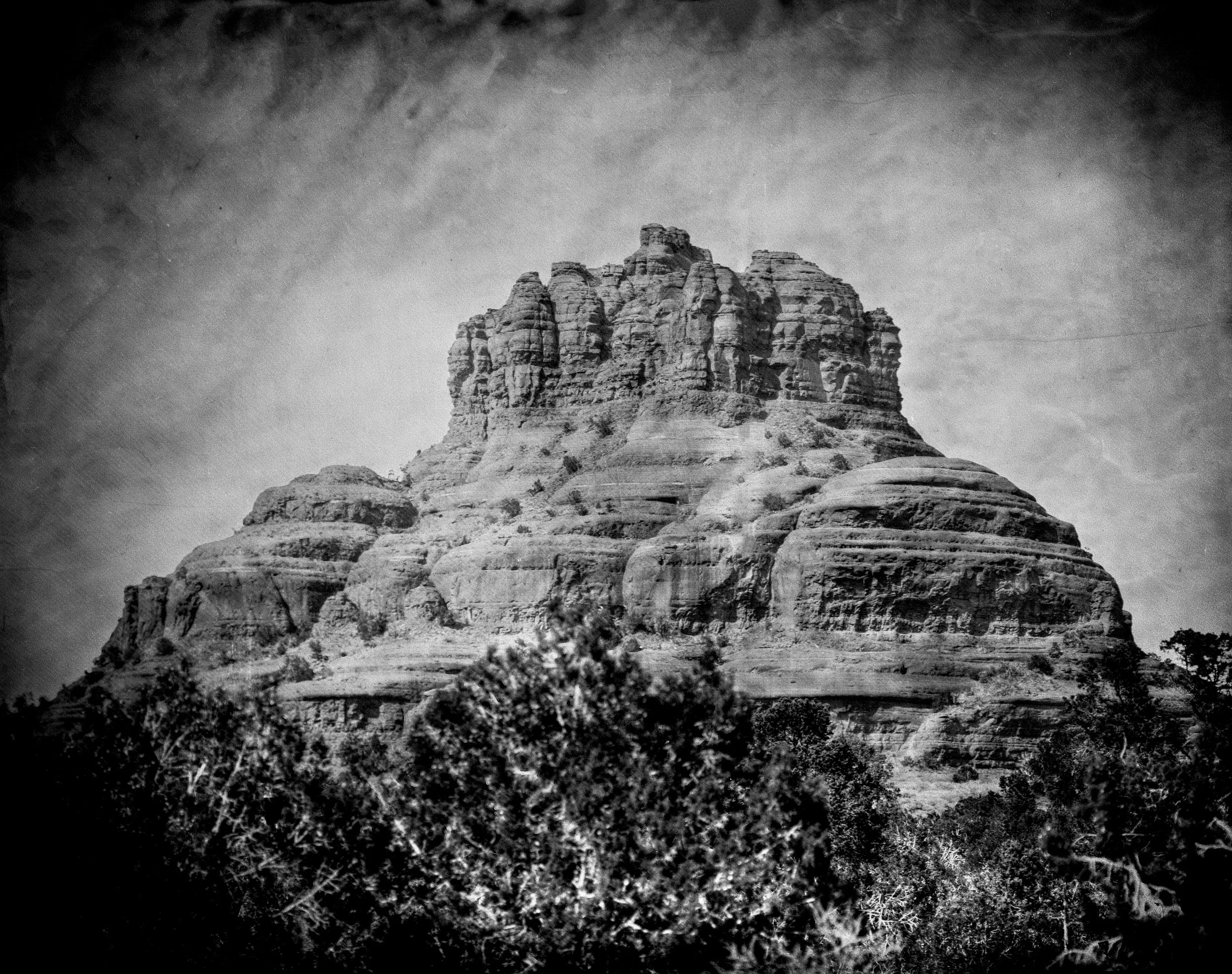 Art Print – Bell Rock, Sedona - Wet Plate Collodion Archival Print
