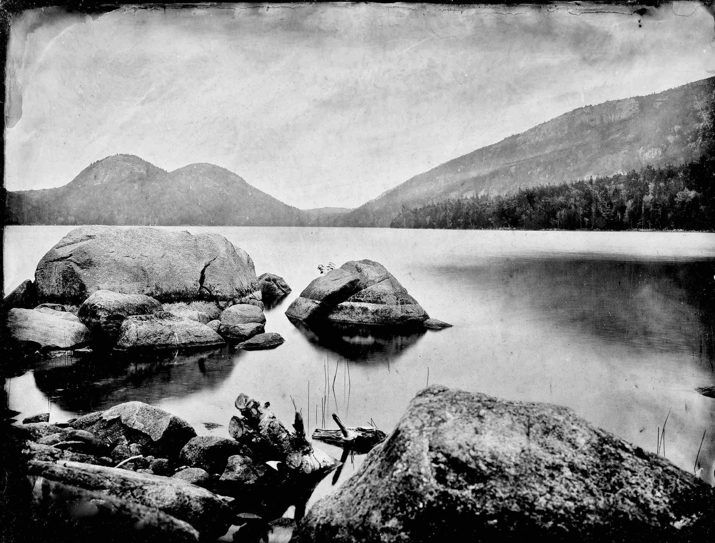 The Bubbles from Jordan Pond, Acadia — Maine Wet Plate Collodion Giclée Print