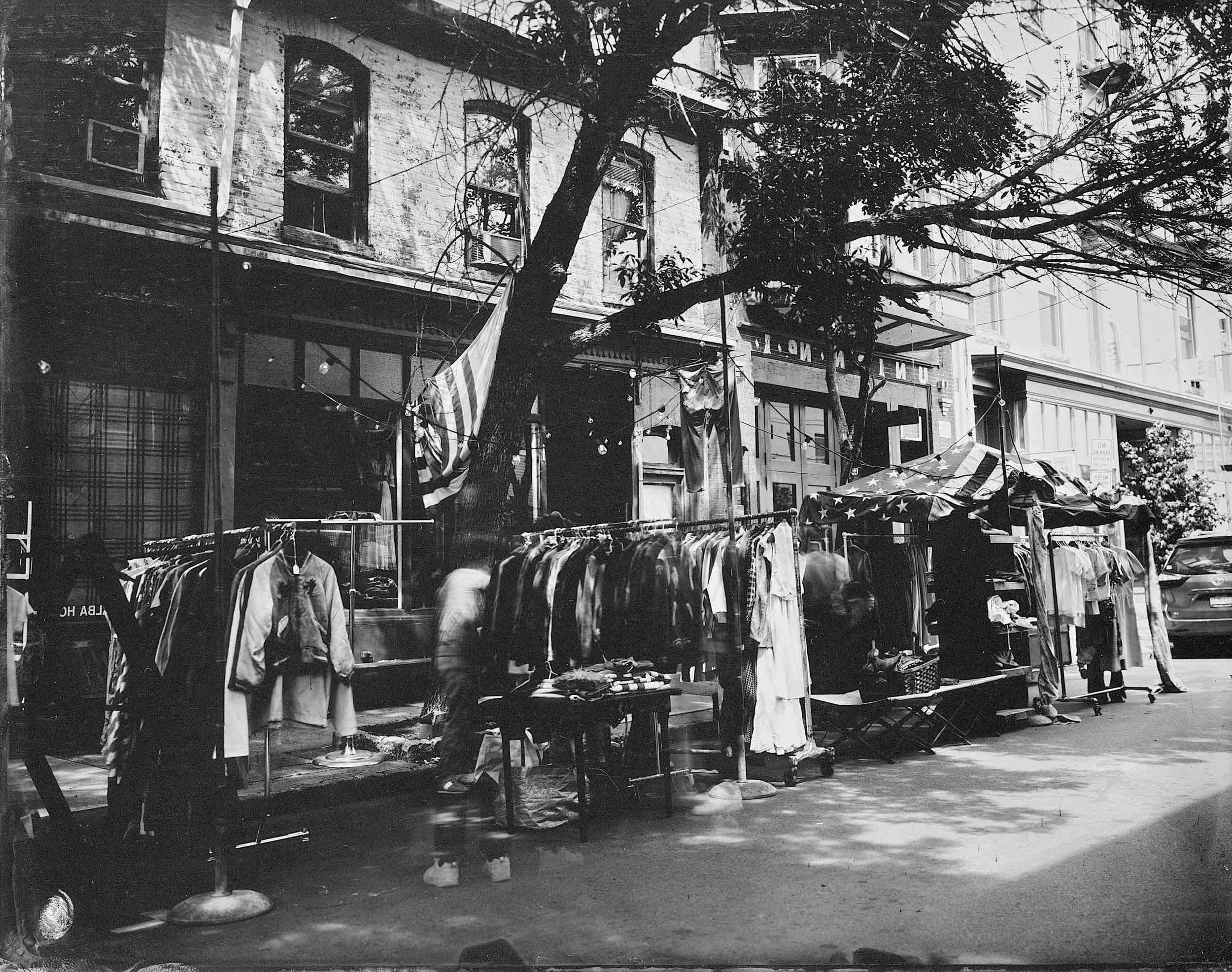 Vintage Market, Church Street, Lambertville — New Jersey Wet Plate Collodion Giclée Print
