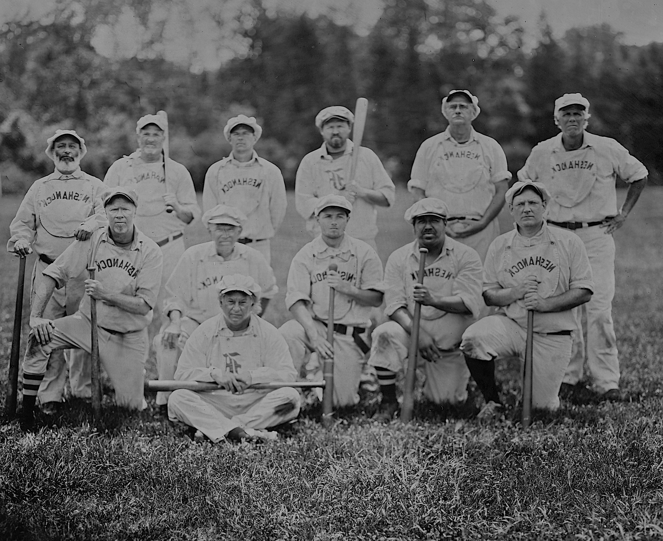 Victorian Baseball Team Tintype