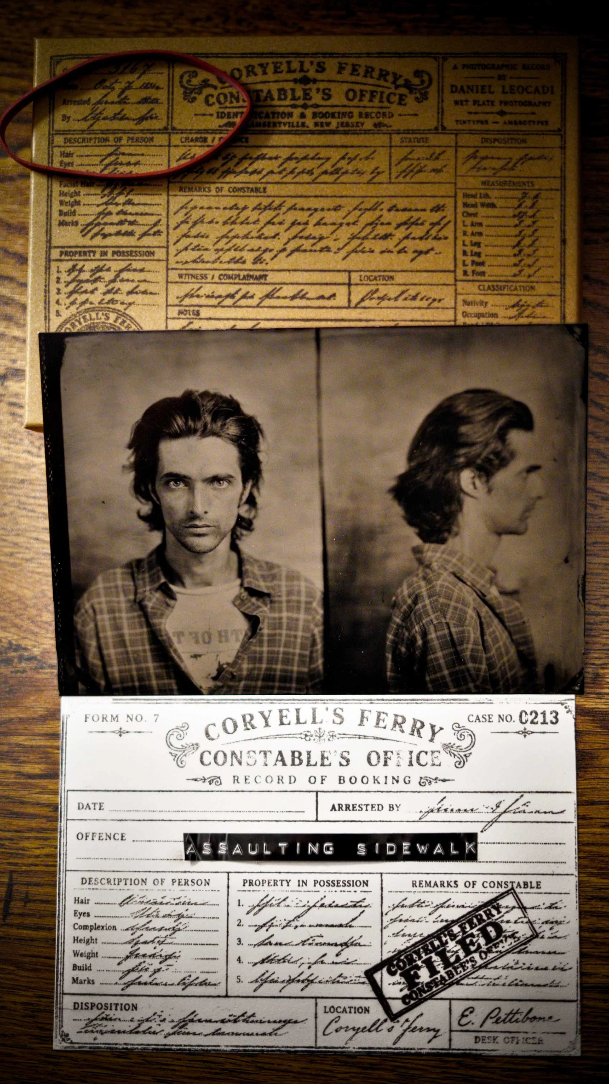Coryell Tintype Mugshot Gift Experience
