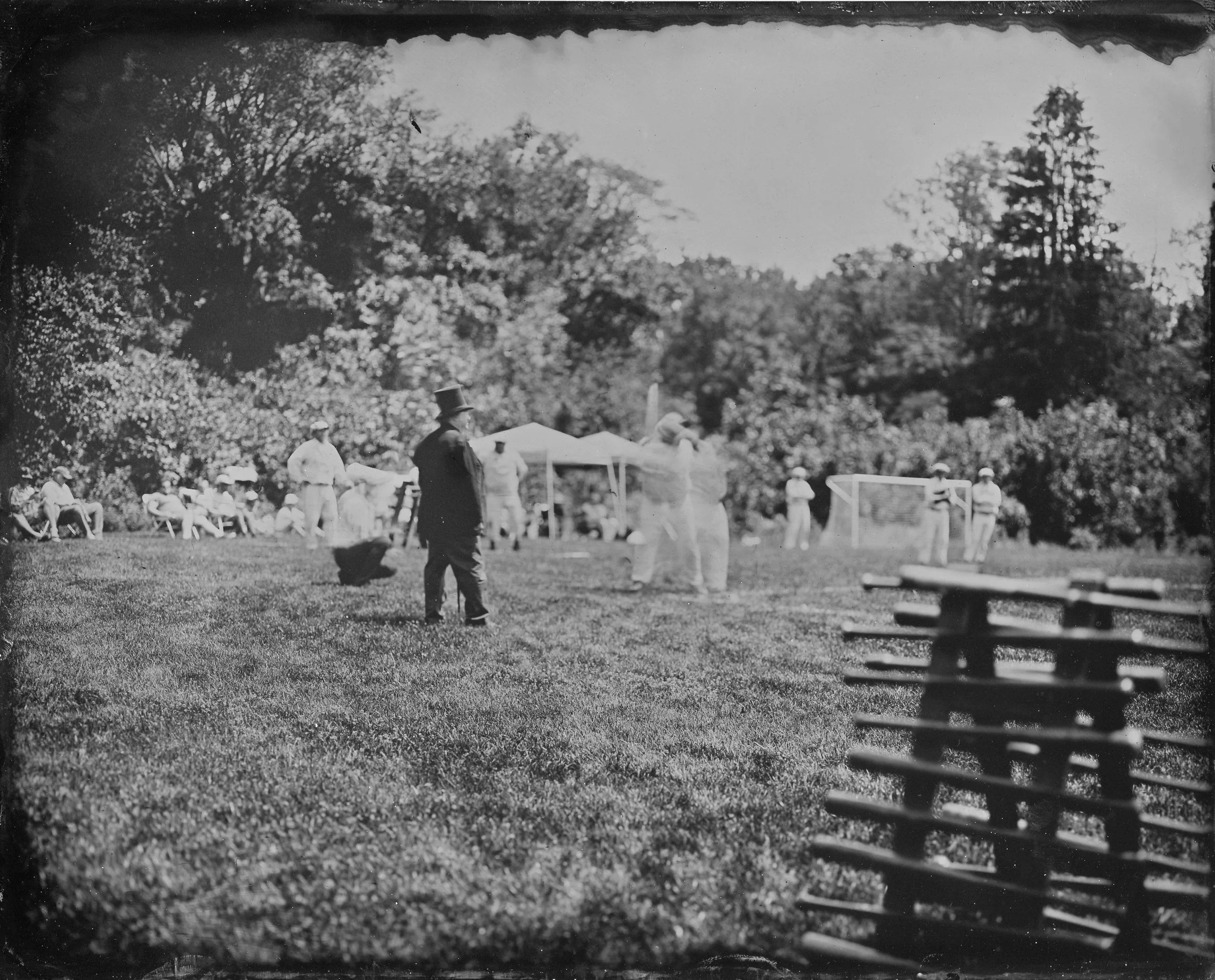 Victorian Baseball Game Tintype